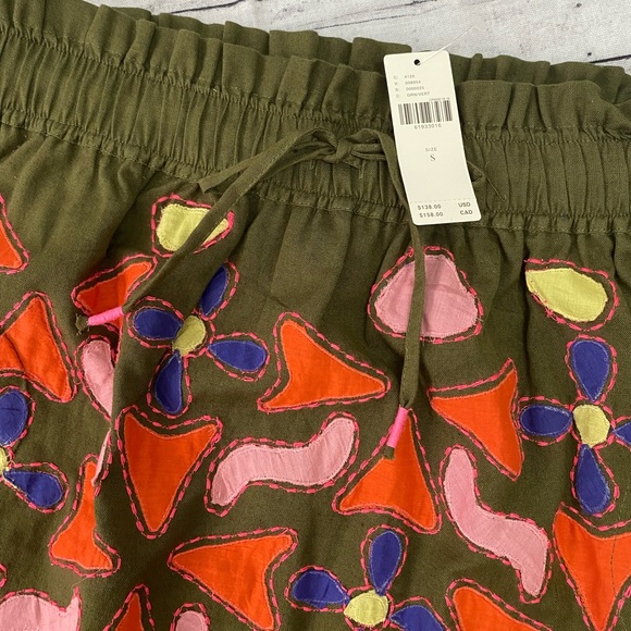 NWT Anthropology Maeve Embroidered Mini Skirt - Picture 6 of 7